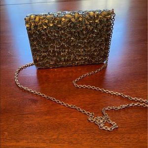 NWOT Banana Republic jeweled convertible clutch / evening bag.